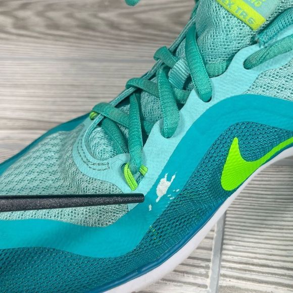 Nike Flex TR Women’s Trainer Blue/Turquoise Running Training Shoe Sneaker Size 8 - Picture 8 of 9